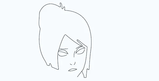 Step-2-Draw-eyes-nose-and-face-of-konan