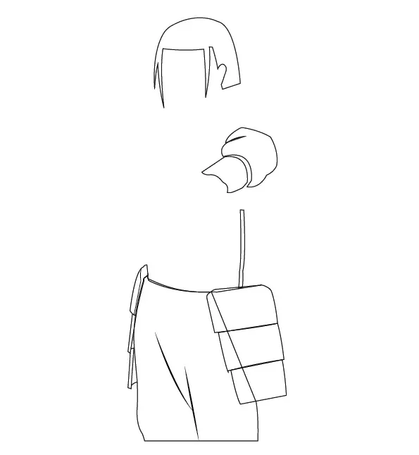 Step-4-Draw-Hashirama-Pant
