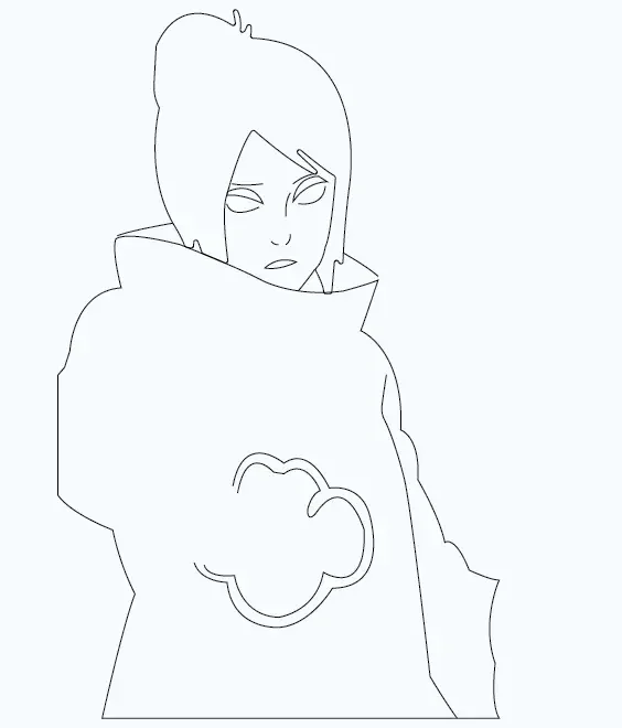 Step-5-Draw-the-Cloak-layer-from-the-Left-Arm