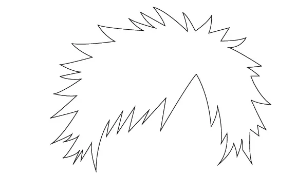 Step-1-How-to-Draw-Gaara-Hair