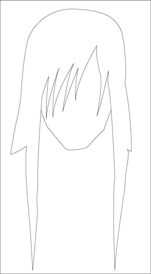 Step-2-How-to-Draw-Orochimaru-Face