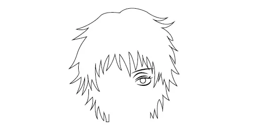 Step-3-Draw-Sasori’s-Left-Eye
