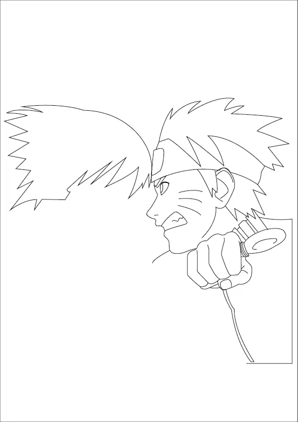 Step-7-Draw-Sasuke’s-hair