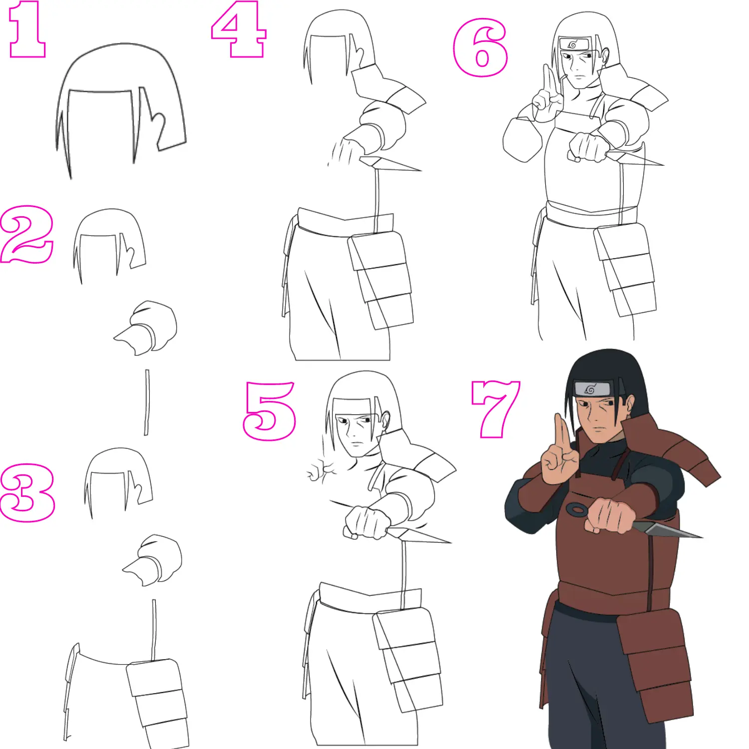Hashirama-Senju-drawing-Step-by-Step-Guide