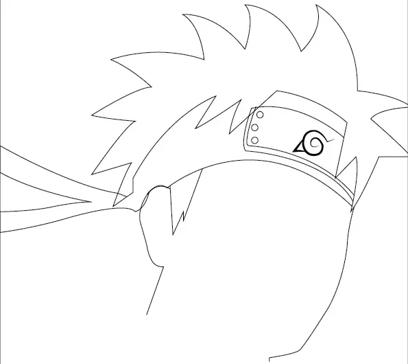 Step-4-Draw-the-Face-and-Ear-of-Naruto-Uzumaki