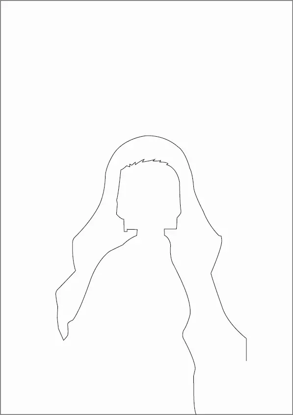 Step-01-Draw-Nezuko’s-hair