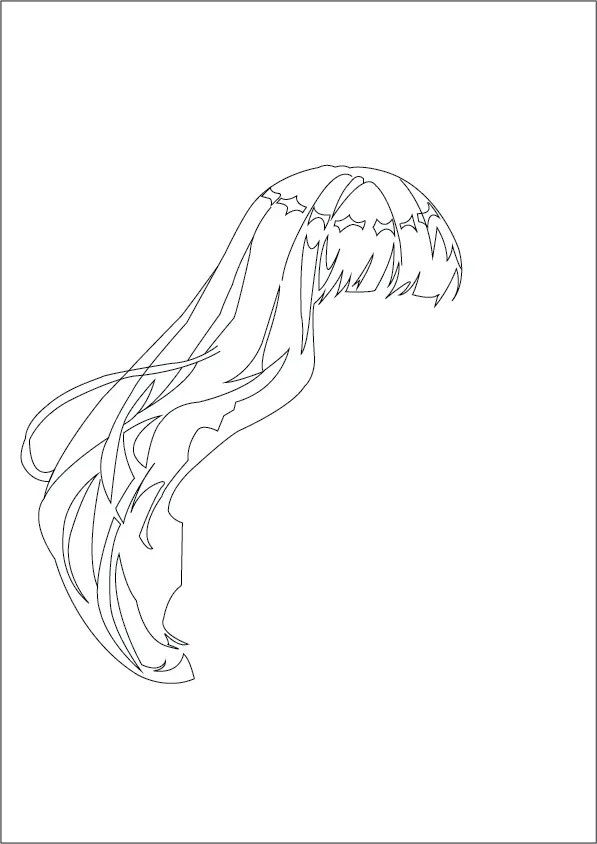 Step-02 Draw-Hair-Layers-and-Accessory