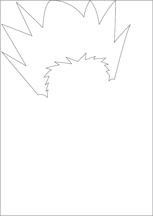Step-01-Draw-Gon’s-spiky-hair